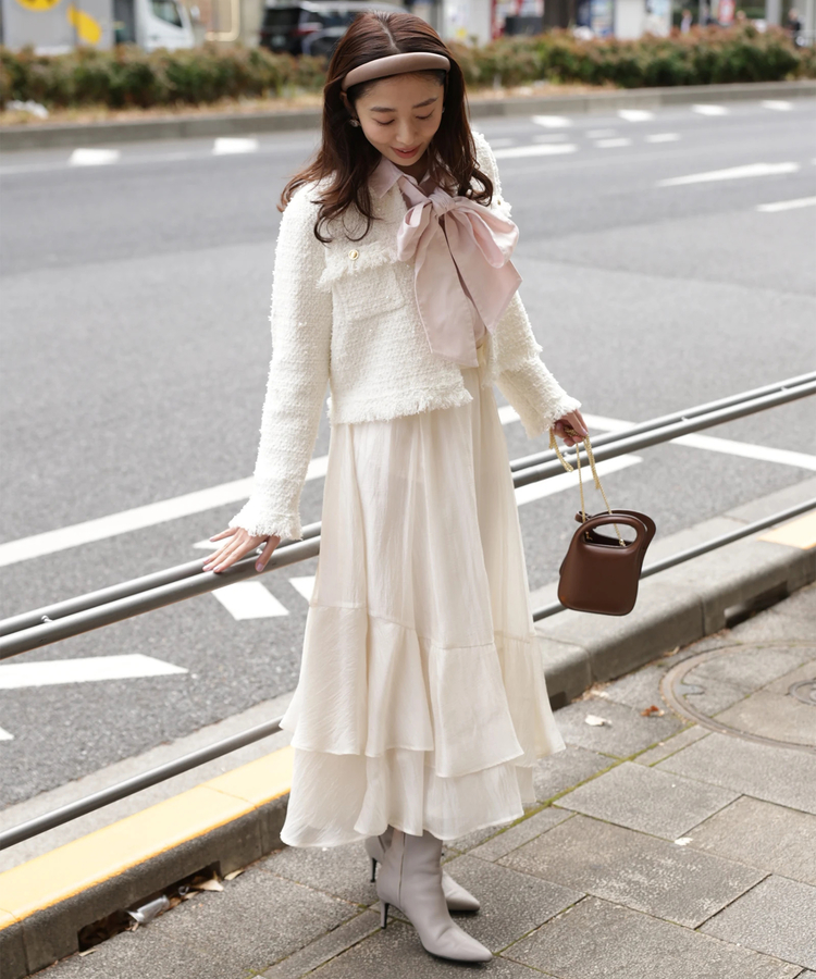 シアーヘムティアードスカート | スカート | JUSGLITTY（ジャス