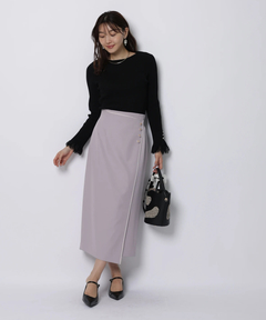 JUSGLITTY(ジャスグリッティー) |レースカフスリブニット