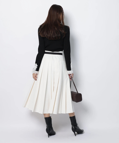 JUSGLITTY(ジャスグリッティー) |レースカフスリブニット