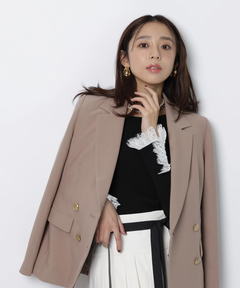 JUSGLITTY(ジャスグリッティー) |レースカフスリブニット