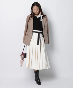 JUSGLITTY(ジャスグリッティー) |レースカフスリブニット