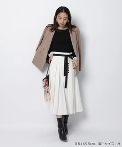 JUSGLITTY(ジャスグリッティー) |レースカフスリブニット