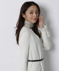 JUSGLITTY(ジャスグリッティー) |レースカフスリブニット