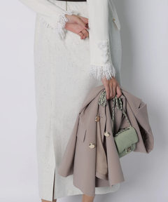 JUSGLITTY(ジャスグリッティー) |レースカフスリブニット