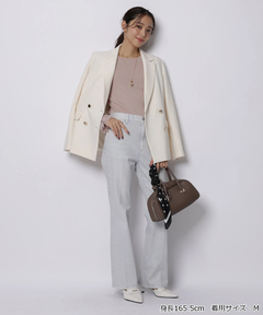 JUSGLITTY(ジャスグリッティー) |レースカフスリブニット