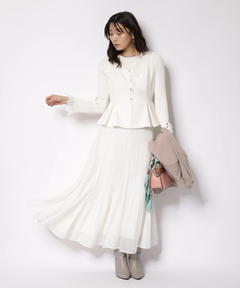 JUSGLITTY(ジャスグリッティー) |レースカフスリブニット