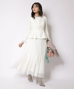 JUSGLITTY(ジャスグリッティー) |レースカフスリブニット