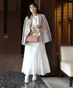 JUSGLITTY(ジャスグリッティー) |レースカフスリブニット