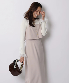 JUSGLITTY(ジャスグリッティー) |レースカフスリブニット