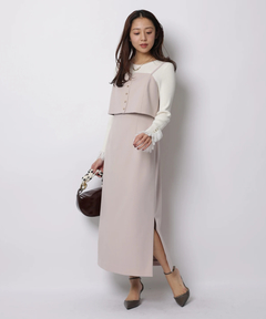 JUSGLITTY(ジャスグリッティー) |レースカフスリブニット