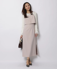 JUSGLITTY(ジャスグリッティー) |レースカフスリブニット