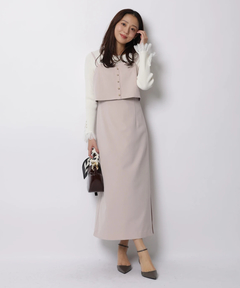 JUSGLITTY(ジャスグリッティー) |レースカフスリブニット