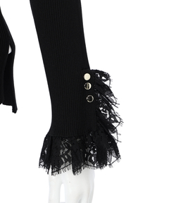 JUSGLITTY(ジャスグリッティー) |レースカフスリブニット