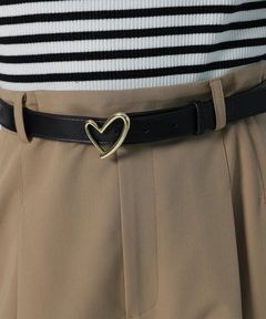 JUSGLITTY(ジャスグリッティー) |ハートベルト付ワイドパンツ