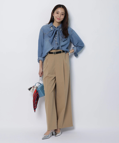 JUSGLITTY(ジャスグリッティー) |ハートベルト付ワイドパンツ