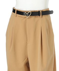 JUSGLITTY(ジャスグリッティー) |ハートベルト付ワイドパンツ