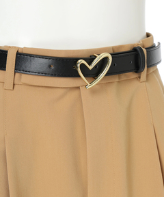 JUSGLITTY(ジャスグリッティー) |ハートベルト付ワイドパンツ