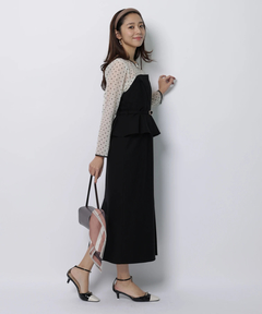 JUSGLITTY(ジャスグリッティー) |ペプラムワンピース