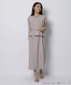 JUSGLITTY(ジャスグリッティー) |ペプラムワンピース