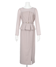 JUSGLITTY(ジャスグリッティー) |ペプラムワンピース