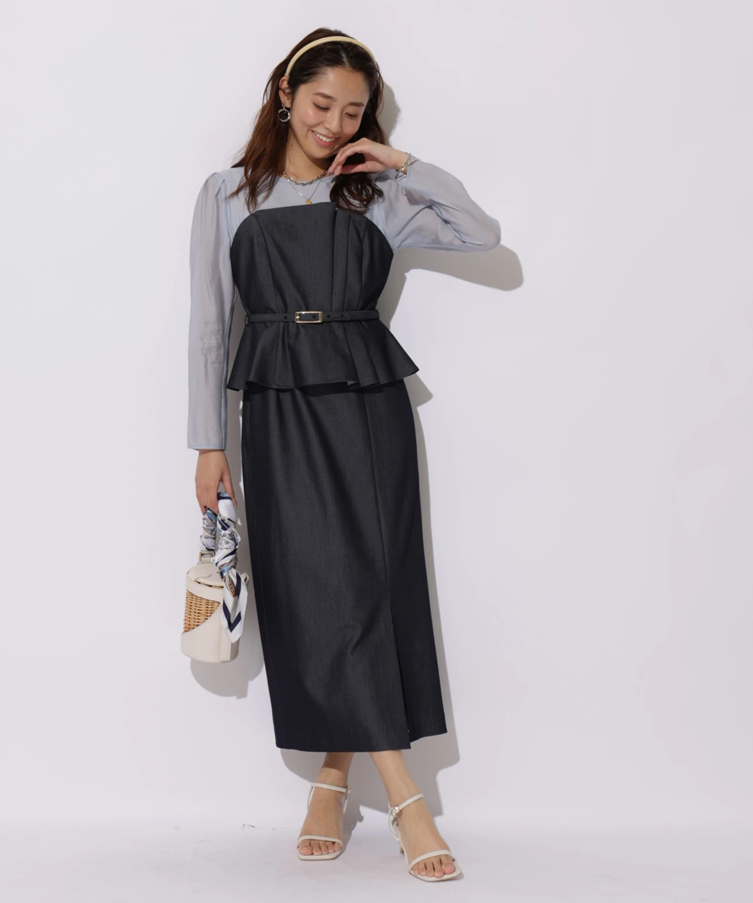 ペプラムワンピース | ドレス | JUSGLITTY（ジャスグリッティー