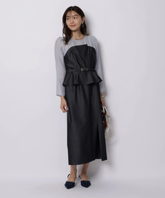 JUSGLITTY(ジャスグリッティー) |ペプラムワンピース