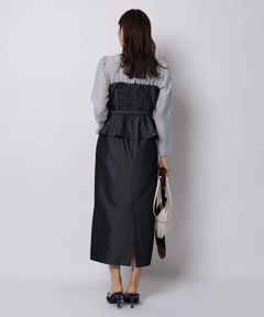 JUSGLITTY(ジャスグリッティー) |ペプラムワンピース