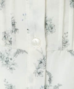 JUSGLITTY(ジャスグリッティー) |プリントフリルショートブラウス