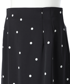 JUSGLITTY(ジャスグリッティー) |レースヘムドットナロースカート