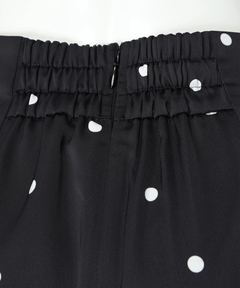 JUSGLITTY(ジャスグリッティー) |レースヘムドットナロースカート