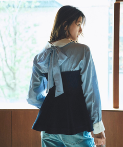 シャツレイヤードライクニット | ニット | JUSGLITTY（ジャス