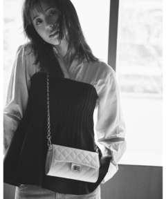 JUSGLITTY(ジャスグリッティー) |シャツレイヤードライクニット