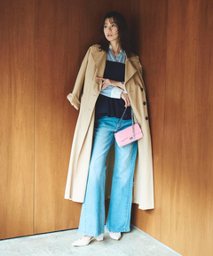 JUSGLITTY(ジャスグリッティー) |シャツレイヤードライクニット