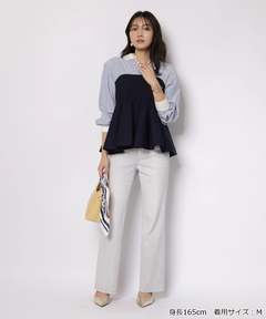 JUSGLITTY(ジャスグリッティー) |シャツレイヤードライクニット