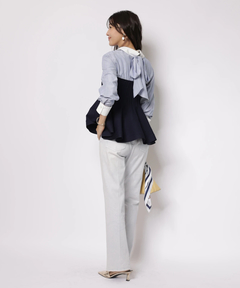 JUSGLITTY(ジャスグリッティー) |シャツレイヤードライクニット