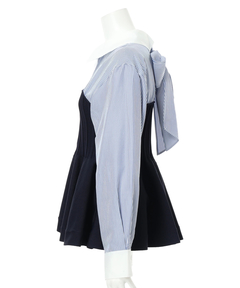 JUSGLITTY(ジャスグリッティー) |シャツレイヤードライクニット