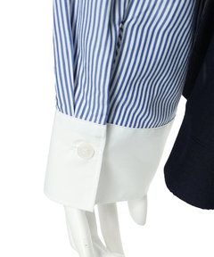 JUSGLITTY(ジャスグリッティー) |シャツレイヤードライクニット