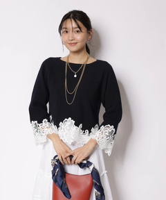 JUSGLITTY(ジャスグリッティー) |レースヘムニット