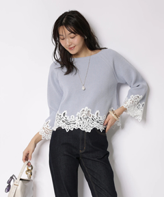 JUSGLITTY(ジャスグリッティー) |レースヘムニット