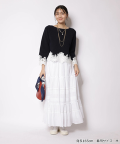 JUSGLITTY(ジャスグリッティー) |レースヘムニット