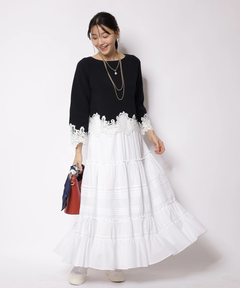 JUSGLITTY(ジャスグリッティー) |レースヘムニット