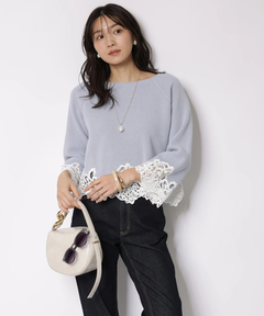 JUSGLITTY(ジャスグリッティー) |レースヘムニット