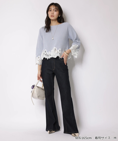 JUSGLITTY(ジャスグリッティー) |レースヘムニット