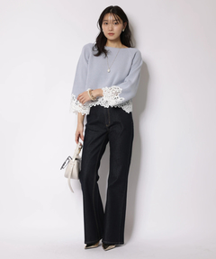 JUSGLITTY(ジャスグリッティー) |レースヘムニット