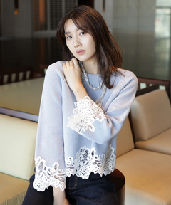 JUSGLITTY(ジャスグリッティー) |レースヘムニット