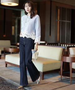 JUSGLITTY(ジャスグリッティー) |レースヘムニット