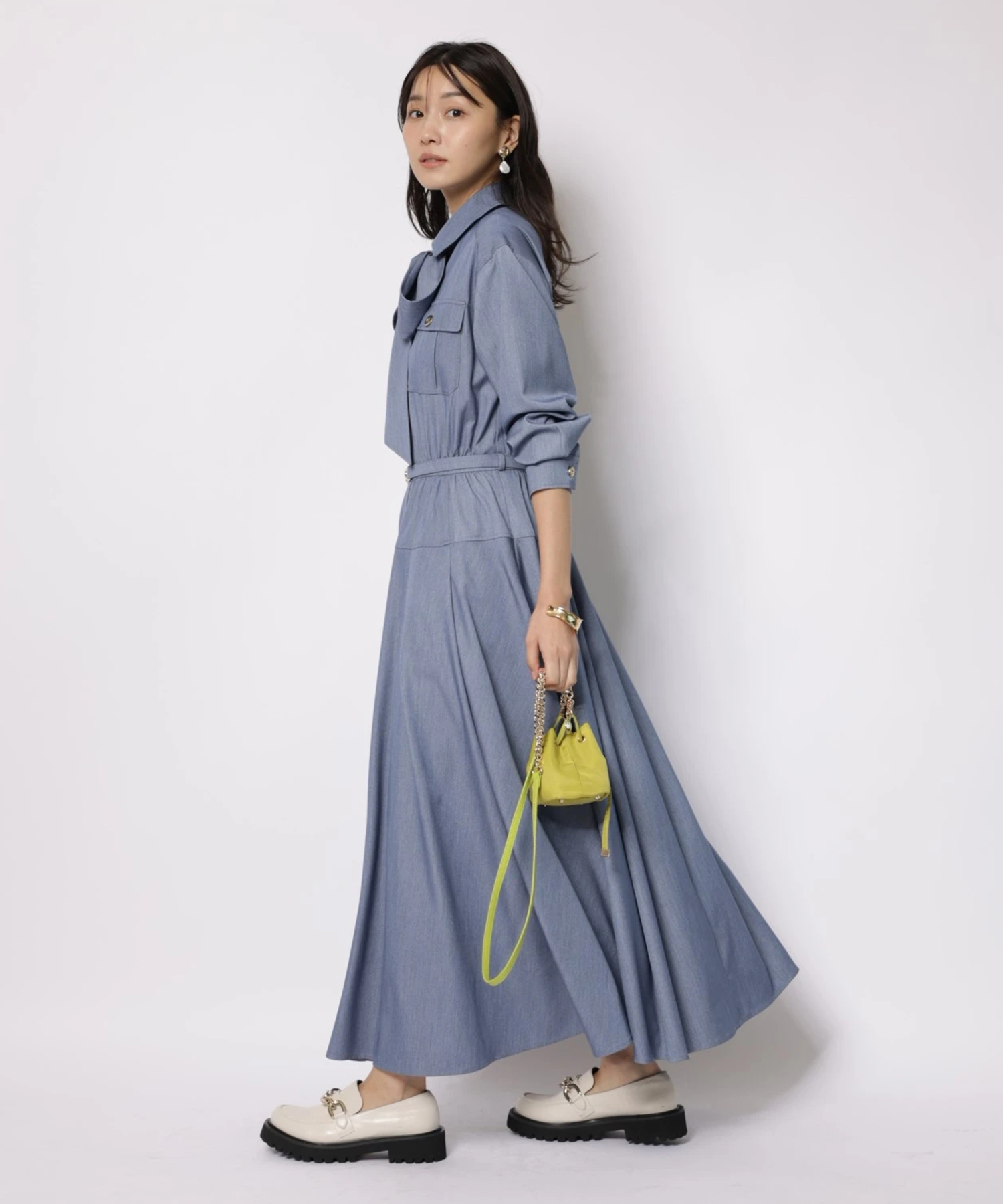 店舗限定》2WAYボウタイシャツワンピース | ワンピース | JUSGLITTY