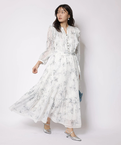 JUSGLITTY(ジャスグリッティー) |ガーデンフラワープリントワンピース