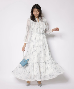 JUSGLITTY(ジャスグリッティー) |ガーデンフラワープリントワンピース