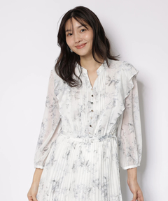 JUSGLITTY(ジャスグリッティー) |ガーデンフラワープリントワンピース